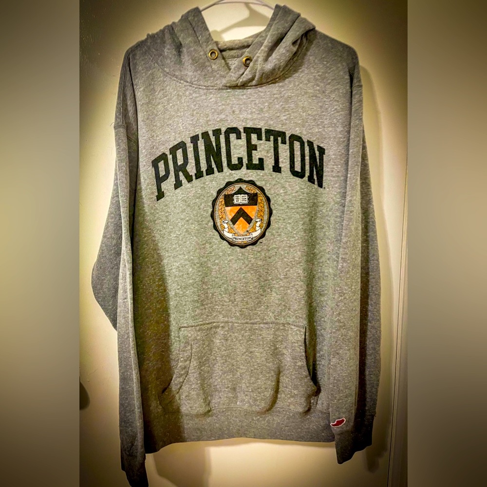 Princeton University hoodie, officially licensed, from Triblend Sweats, 2XL
